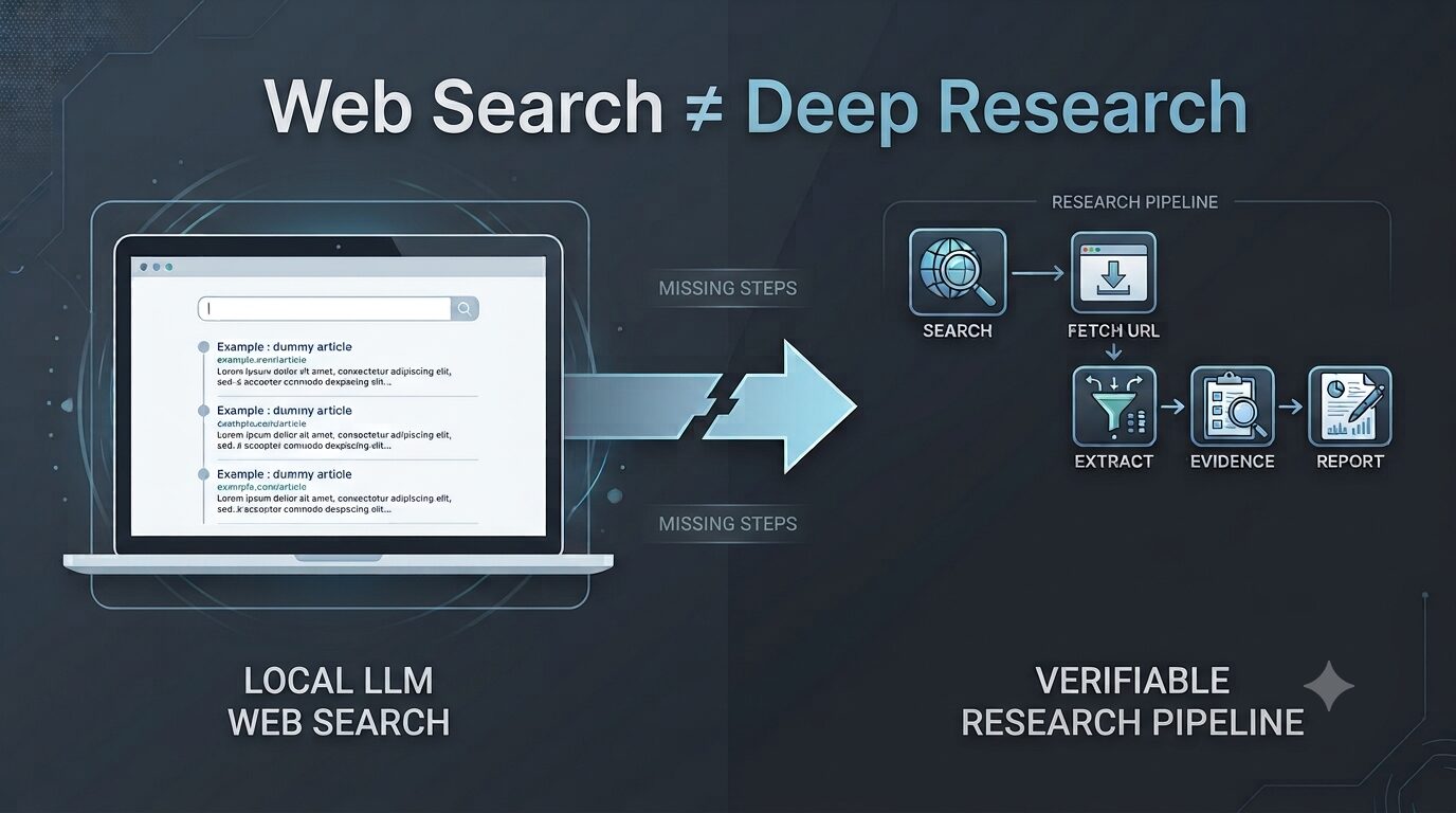 Open WebUIでWeb検索はできたが、Deep Researchには足りなかった理由